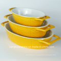 Fabricação de Bakeware Antiaderente Rena Porcelana (conjunto)